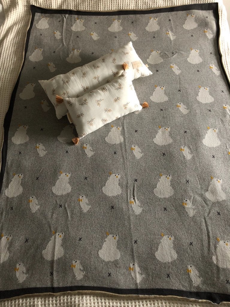 Noukies deken Nobodinoz kussens organic cotton Nieuw, Kinderen en Baby's, Ophalen of Verzenden, Nieuw, Kleed of Kussen