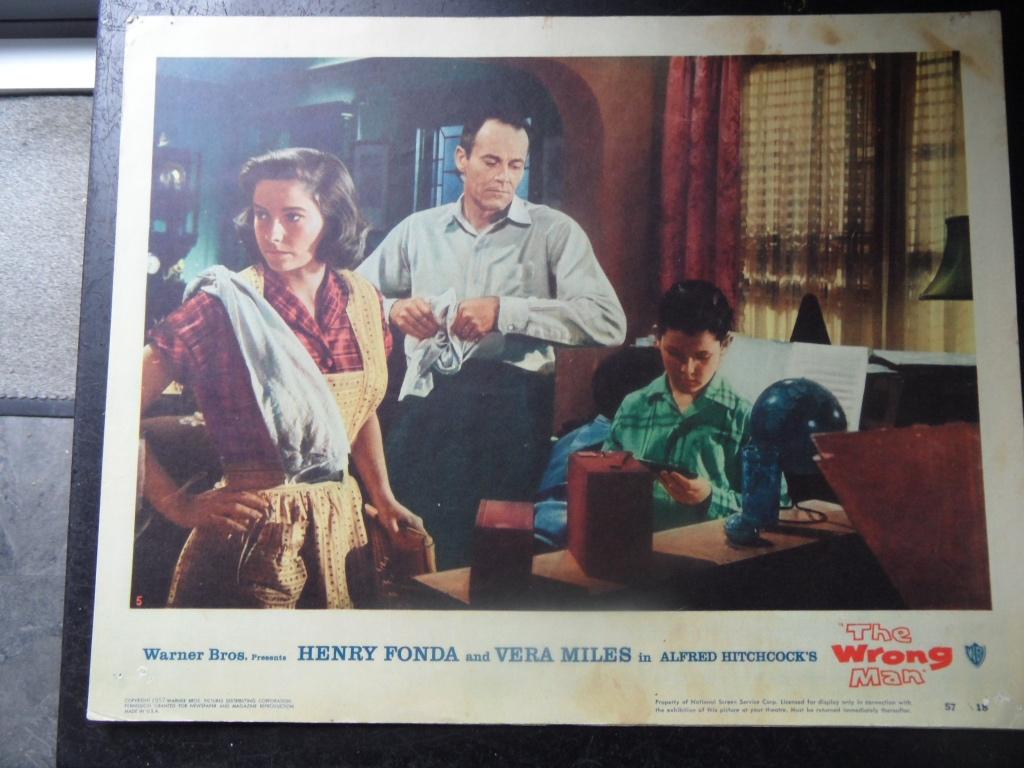 Affiche film Hitchcock de 1957 aux États-Unis « Wrong Man », Enlèvement ou Envoi, Rectangulaire horizontal, A1 jusqu'à A3, Utilisé