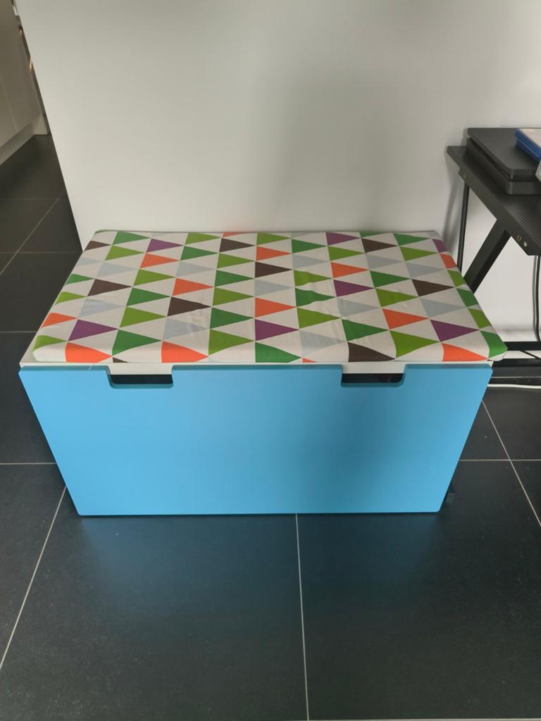Set van 3 IKEA SMÅSTAD Speelgoedkisten met Zitkussens, Enfants & Bébés, Enlèvement