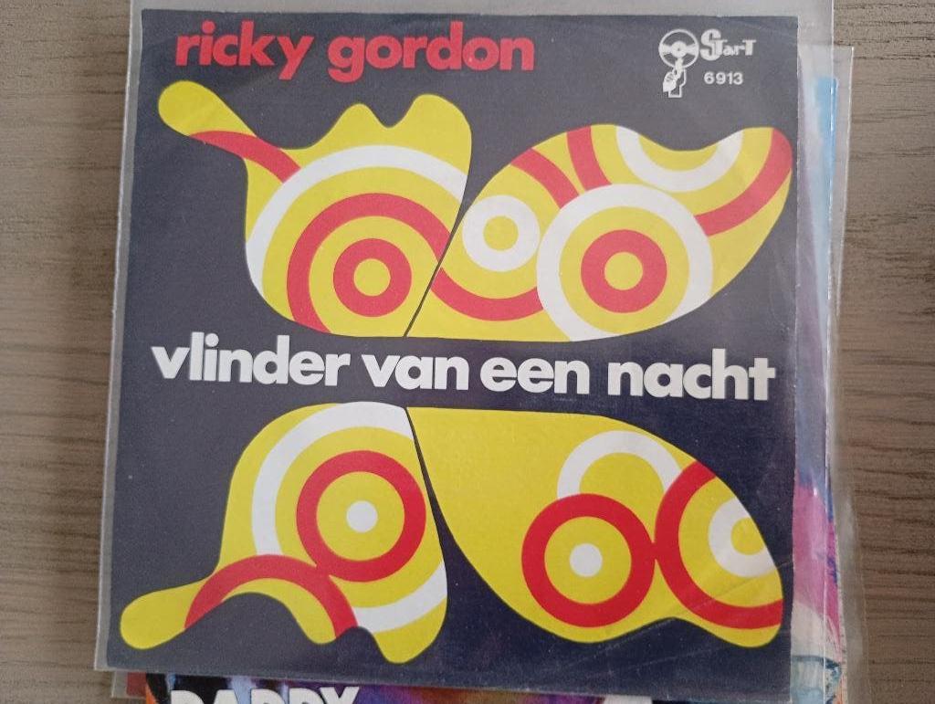 Ricky Gordon - Vlinder van een nacht, Cd's en Dvd's, Gebruikt, 7 inch, Single, Ophalen of Verzenden