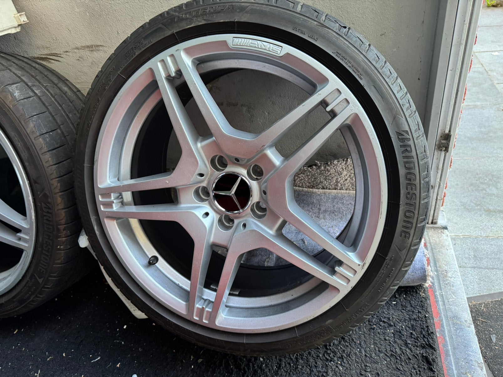 Velgen mercedes 5x112, Autos : Pièces & Accessoires, Pneus & Jantes, Enlèvement, Utilisé, 225 mm, Pneu(s)