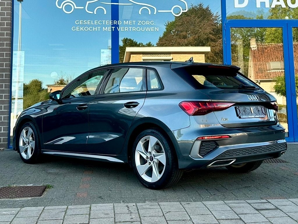 Audi A3 Sportback 35 TFSI S Line, Autos, Argent ou Gris, Achat, Entreprise, Entretenue par le concessionnaire