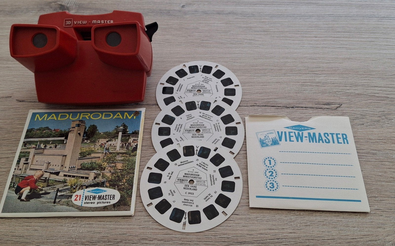 viewmaster View-Master C392 Schijfjes Madurodam met toestel, Ophalen of Verzenden