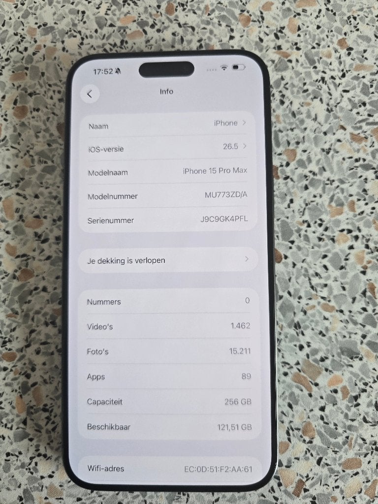 Iphone 15 Pro Max, Télécoms, Téléphonie mobile | Apple iPhone, 256 GB, IPhone 15 Pro Max, Enlèvement, Utilisé