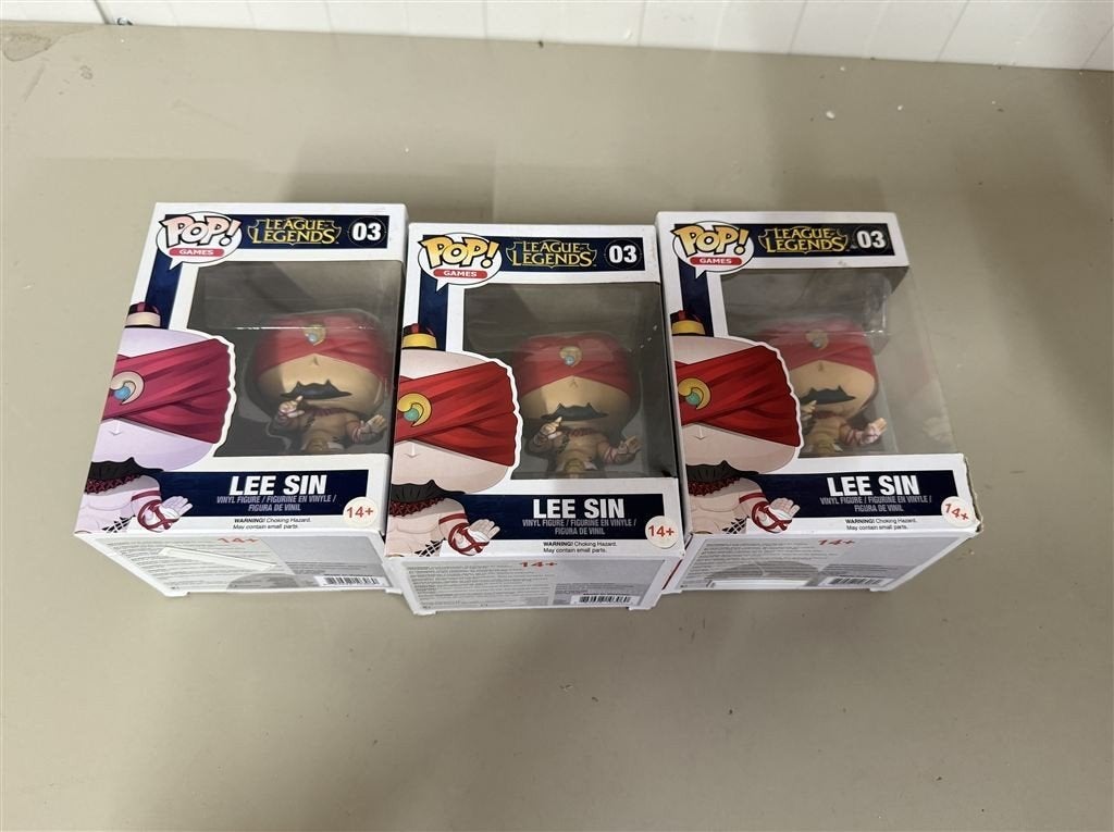Funko pop - League of legends - lee sin - 03 - drie beschikb, Verzamelen, Ophalen of Verzenden, Zo goed als nieuw