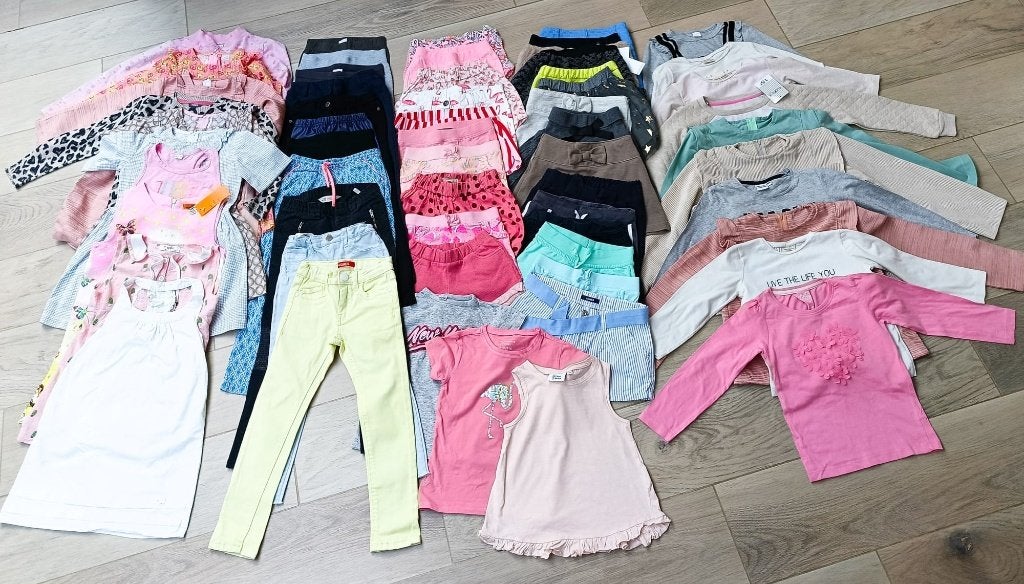 Pakket meisjeskleding maat 110-116 Spotprijs €15, Kinderen en Baby's, Ophalen of Verzenden, Zo goed als nieuw, Maat 110