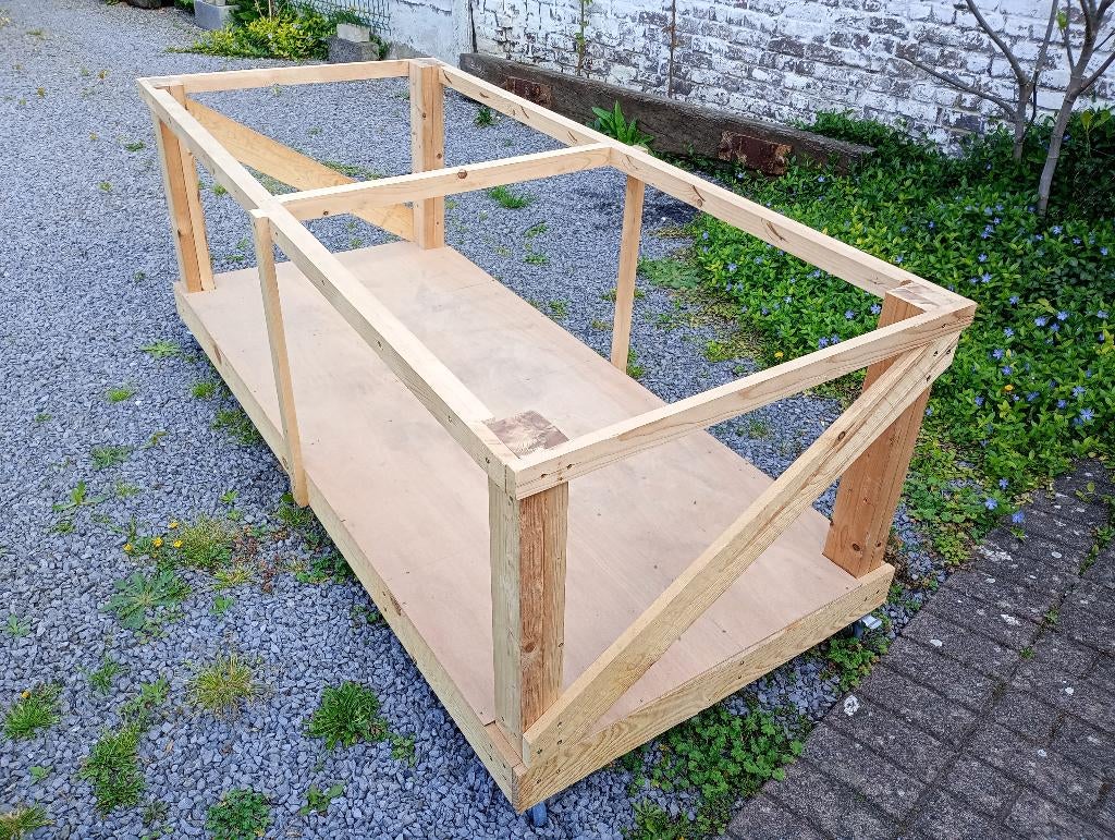 onderstel op wielen voor bv. een modeltreinbaan, Hobby en Vrije tijd, Modeltreinen | Overige schalen, Nieuw, Overige typen, Ophalen