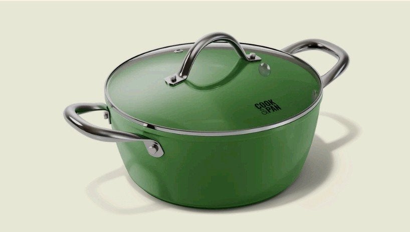 Kookpottenset 3st Cook&pan !!Nieuw - nog in verpakking !!!, Huis en Inrichting, Ophalen, Nieuw, Afgietsysteem, Kookpan