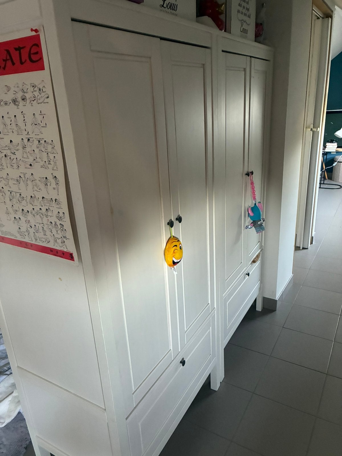 Kinderkastjes, Avec porte(s), 100 à 150 cm, Utilisé, Ikea