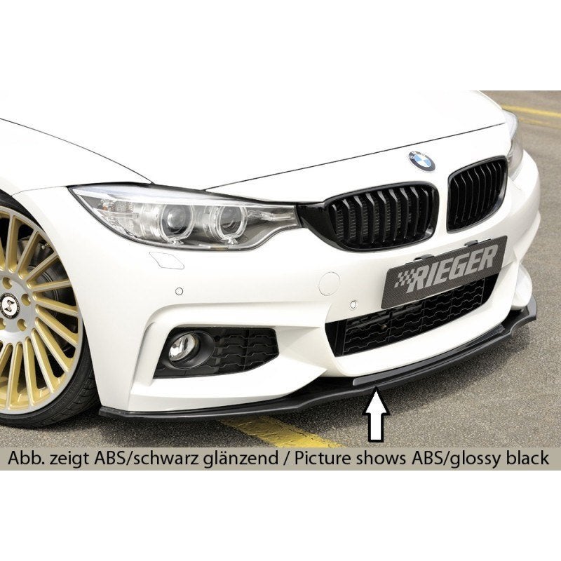 LAME PARE-CHOCS AVANT PACK M BMW SERIE 4 (14-20) - NOIR MAT, Enlèvement
