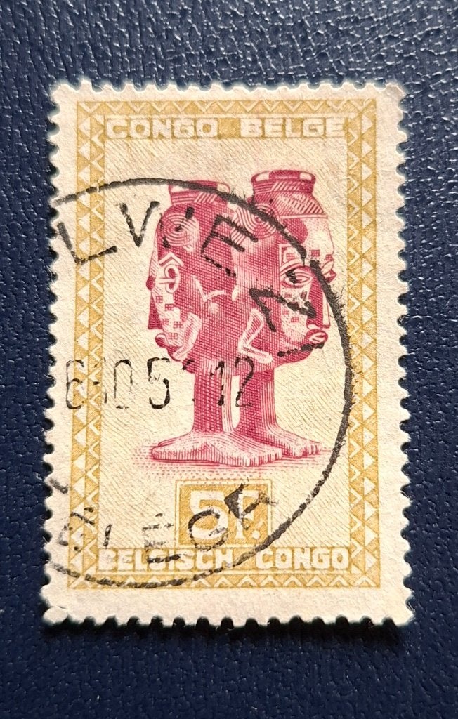 Timbre OBP 290 du Congo belge, Timbres & Monnaies, Timbres | Europe | Belgique, Affranchi, Enlèvement ou Envoi