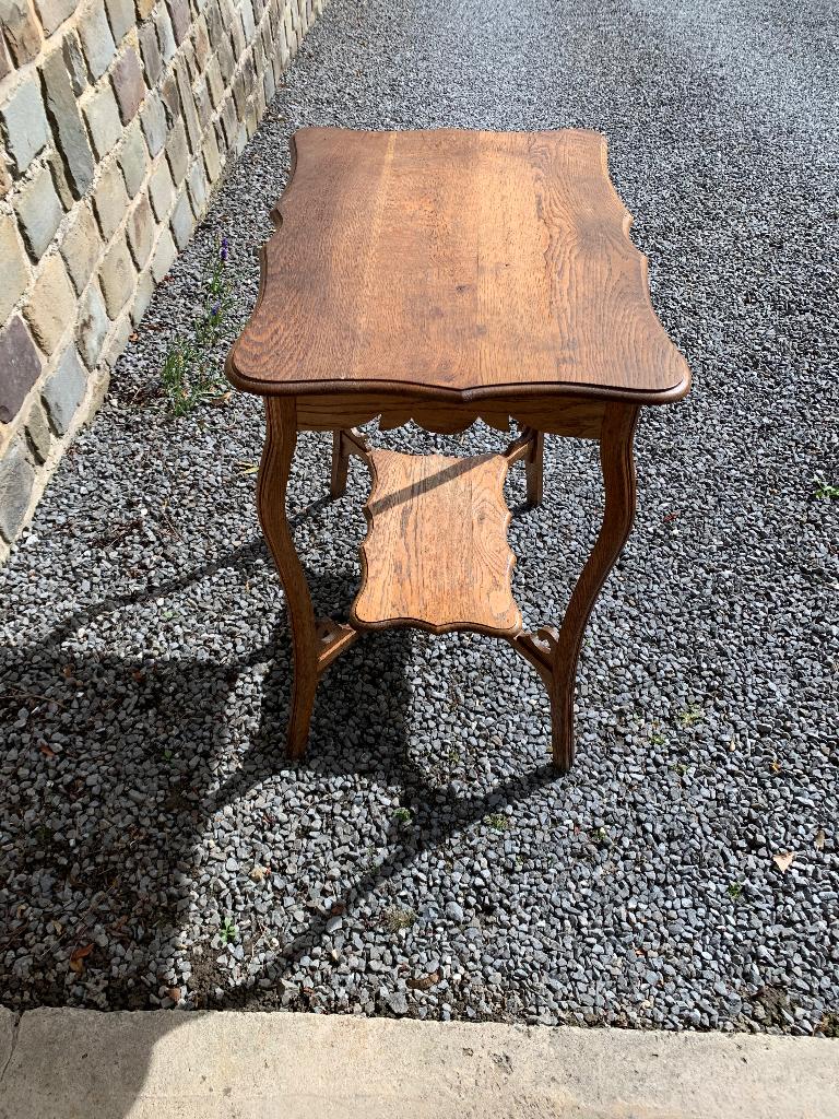 Table ancienne en bois, Enlèvement