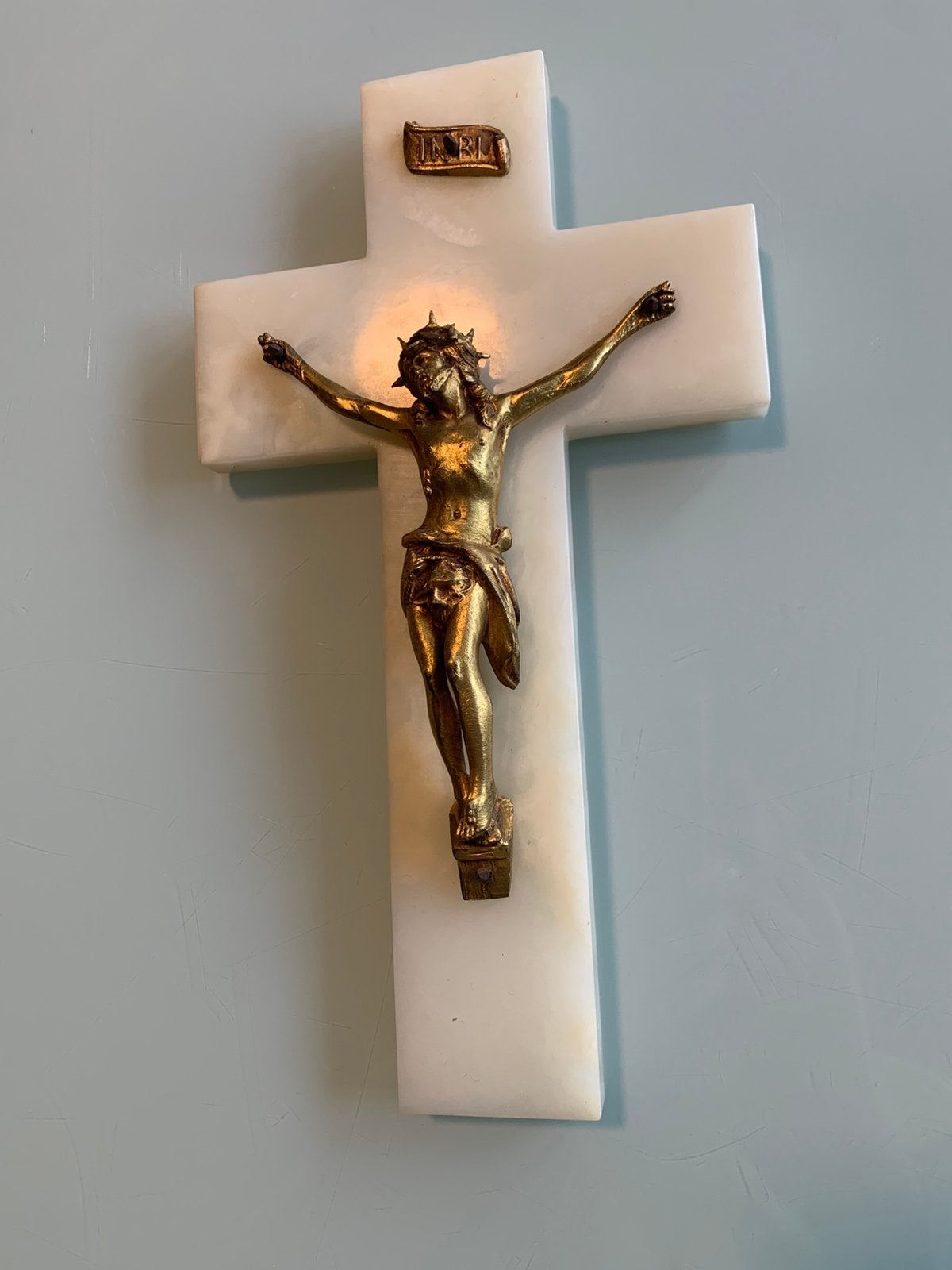 Croix en marbre, Antiquités & Art, Enlèvement ou Envoi