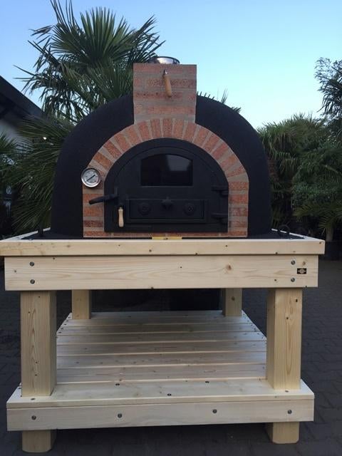 Houtoven traditional brick - high aluminia 120/90cm, Tuin en Terras, Tuinmeubel-accessoires, Nieuw, Ophalen