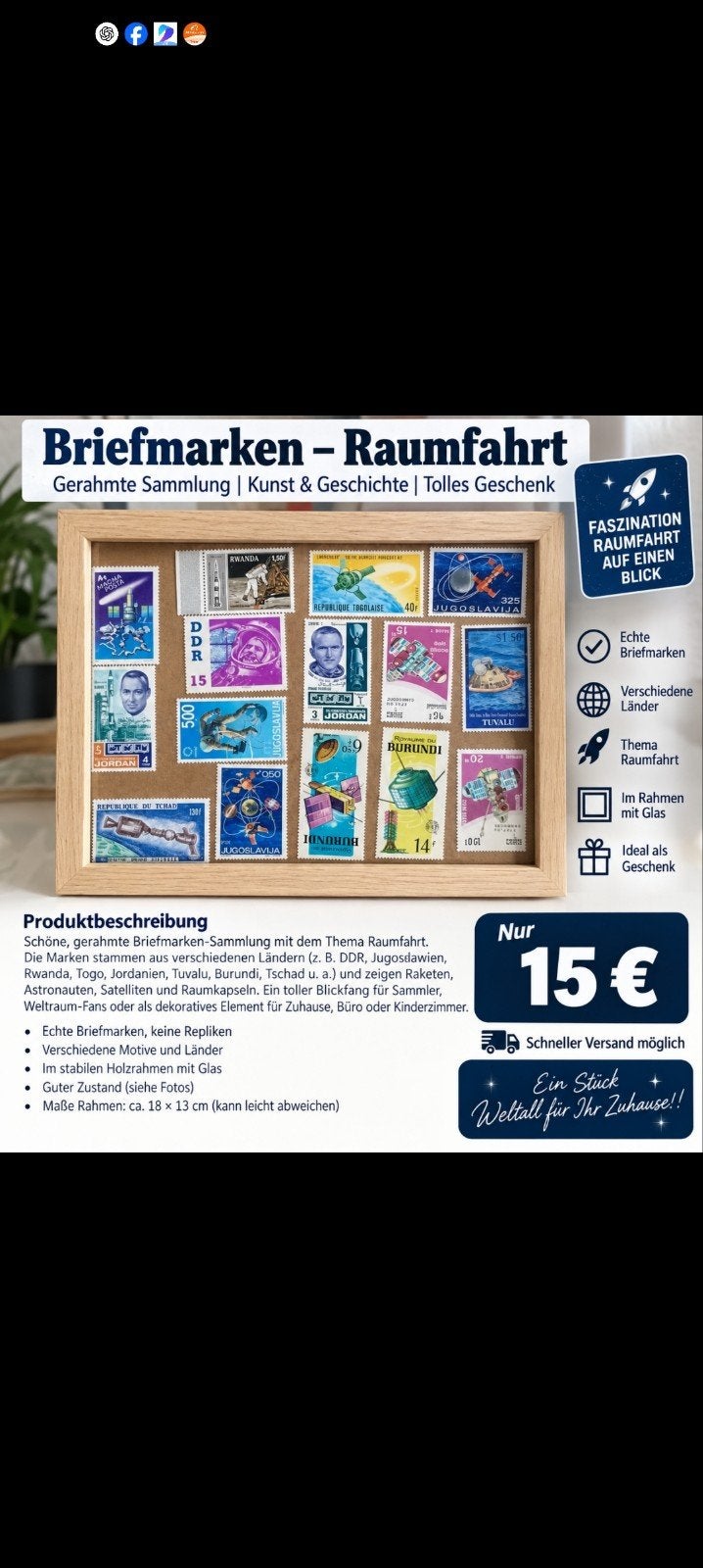 postzegel ruimtevaart inglijst, Tickets en Kaartjes