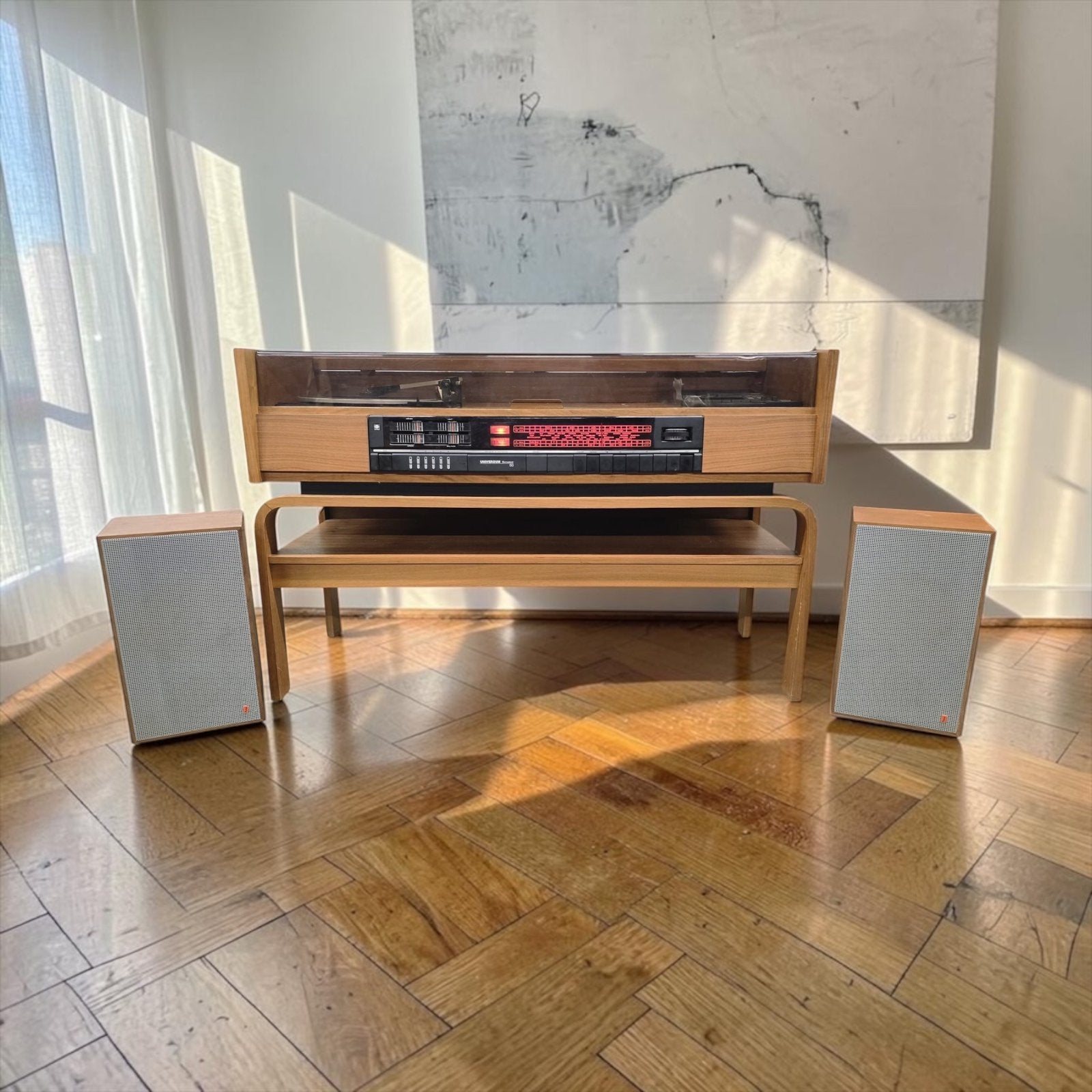 Vintage audiomeubel HECO voor Universum Quelle, Muziek en Instrumenten, Dj-sets en Draaitafels, Verzenden