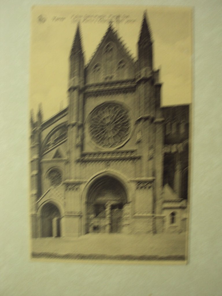 57432 - YPRES - EGLISE SAINT-MARTIN - PORTAIL SUD - 2 FOTO'S, Verzenden