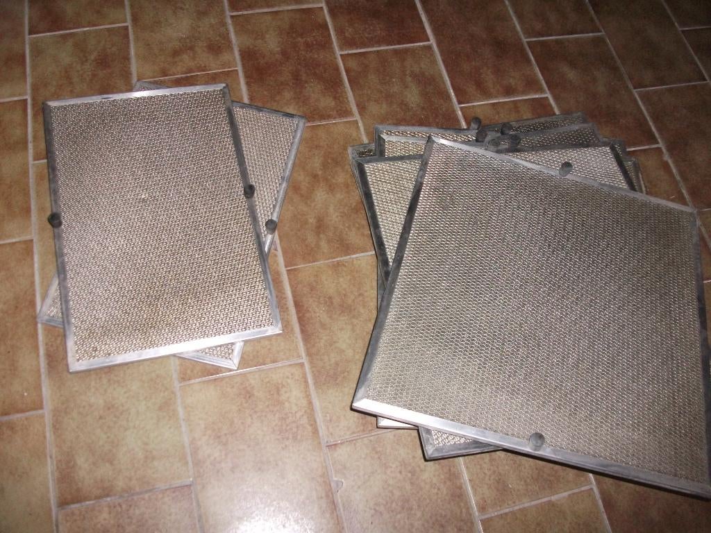 grilles en acier inoxydable, 6 de 50x53,5 ; 2 x 50x33,5 cm, Bricolage & Construction, Sanitaire, Enlèvement, Comme neuf, Inox