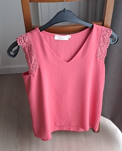 Roze blouse, Kleding | Dames, Blouses en Tunieken, Maat 38/40 (M), Lola liza, Ophalen of Verzenden, Zo goed als nieuw