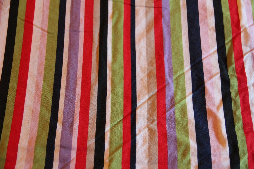 Housse de couette rayée multicolore 2 personnes Dvala IKEA, Enlèvement ou Envoi, Housse de couette, Coton, Utilisable des deux côtés