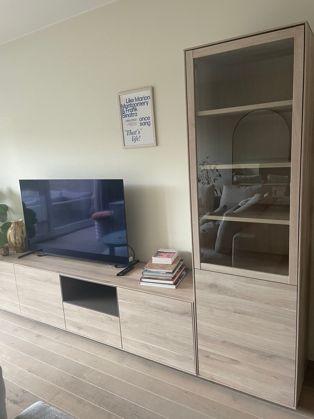 Tv meubel en vitrine kast, Ophalen, Nieuw