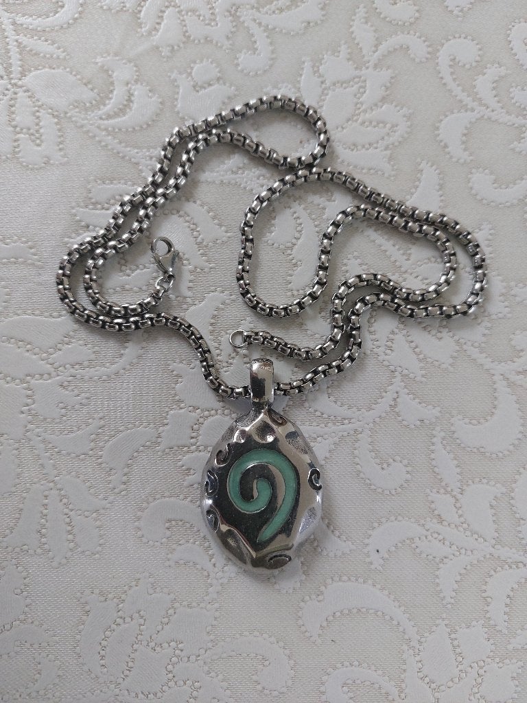 Hearthstone-ketting, Handtassen en Accessoires, Kettingen, Nieuw, Ophalen of Verzenden, Grijs, Overige materialen