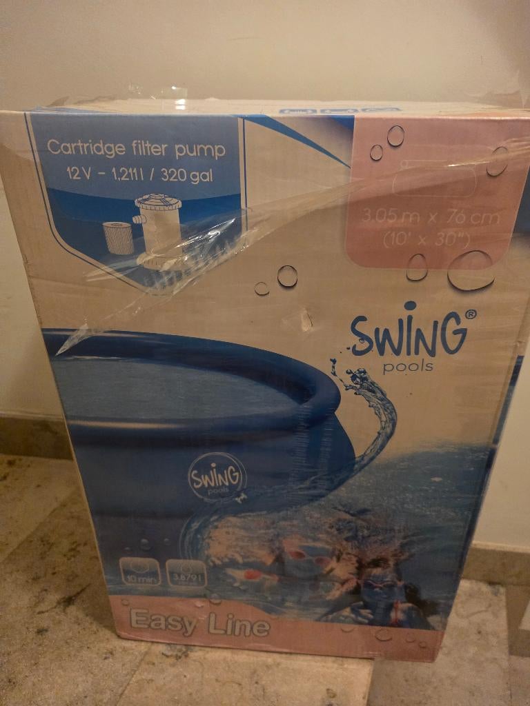 Opblaasbaar zwembad 3.05 0.76 nieuw, Minder dan 80 cm, Opblaaszwembad, Rond, Ophalen of Verzenden