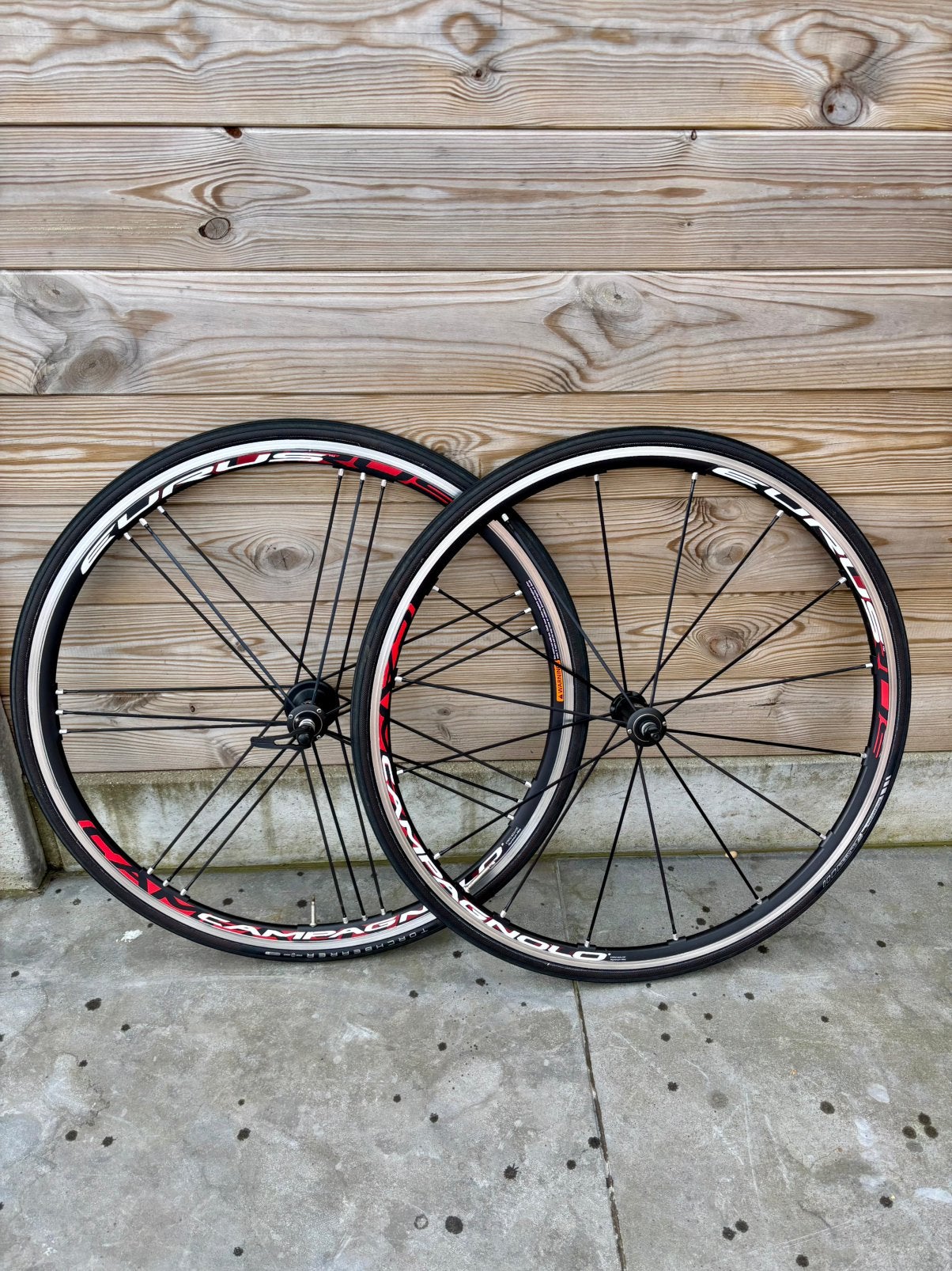 Campagnolo eurus wielen, Fietsen en Brommers, Fietsonderdelen, Ophalen, Zo goed als nieuw