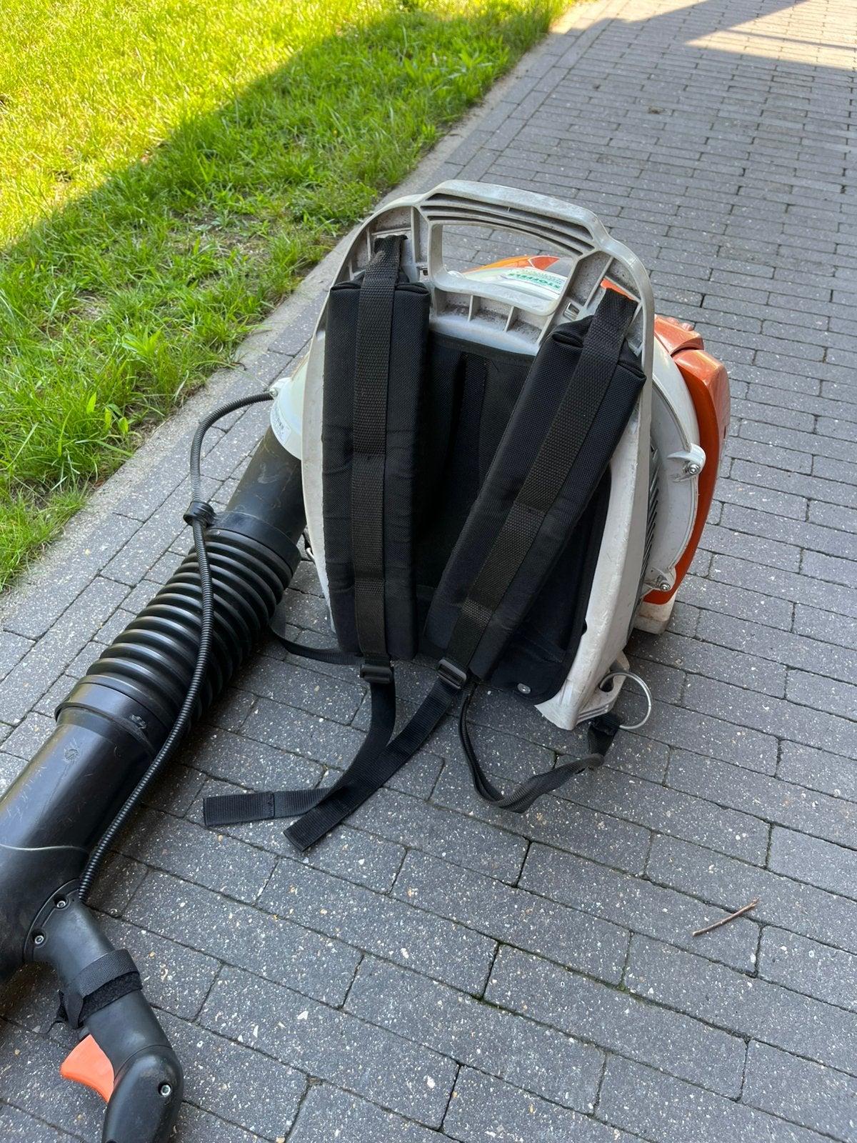 Stihl BR 430 Bladblazer, Tuin en Terras, Bladblazers, Gebruikt, Ruggedragen, Benzine, Ophalen