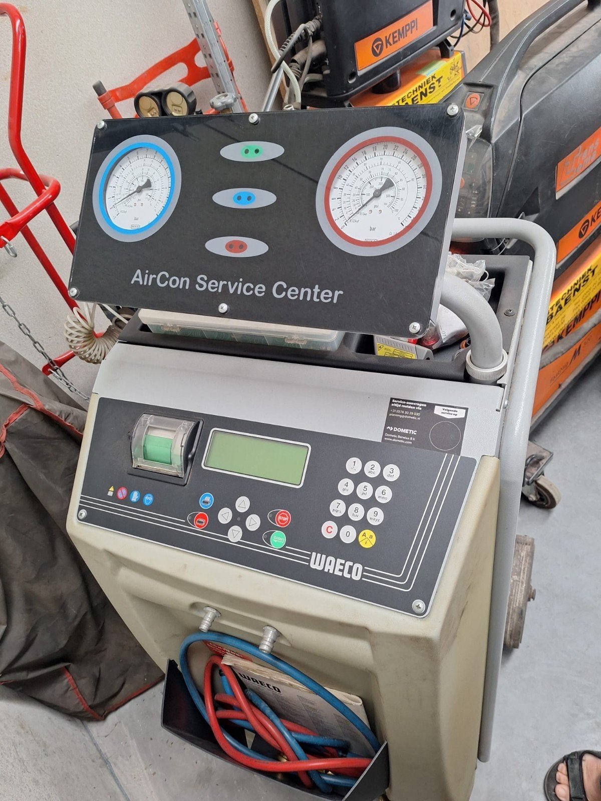Airco machine, Enlèvement