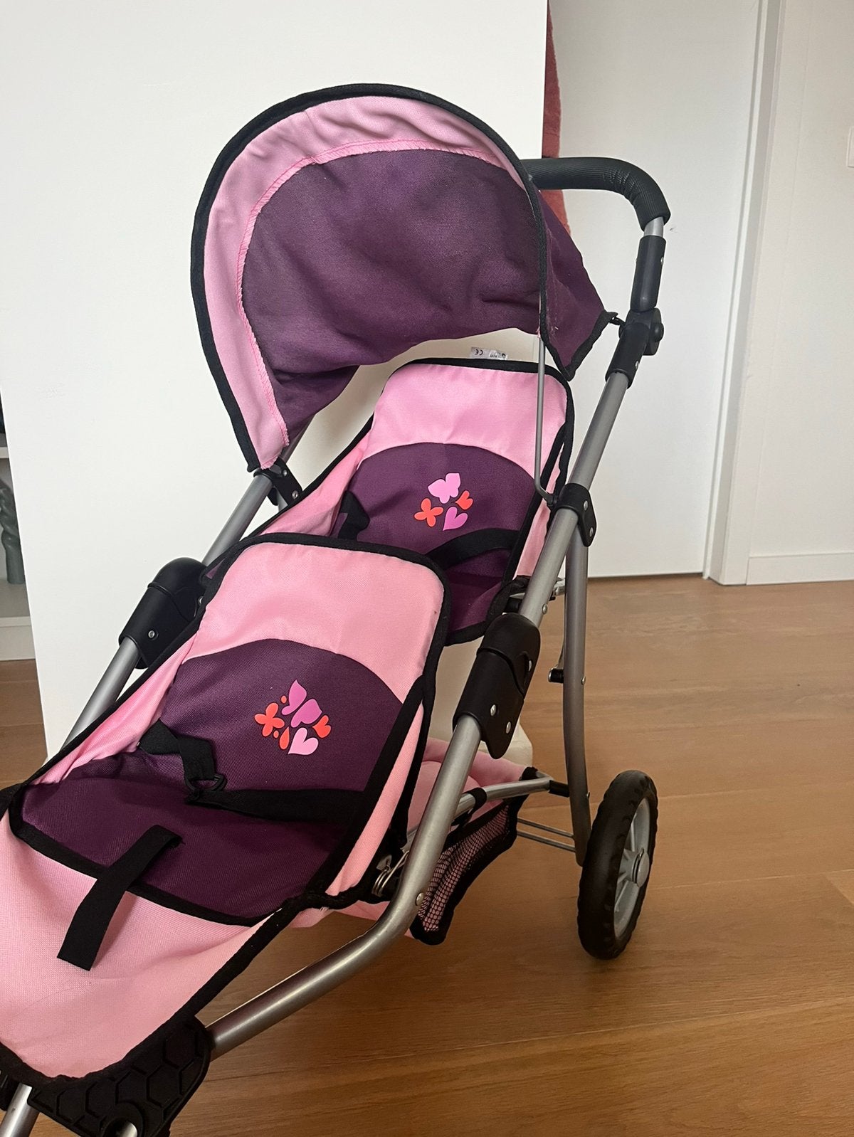 Twin buggy voor poppen, Ophalen, Zo goed als nieuw