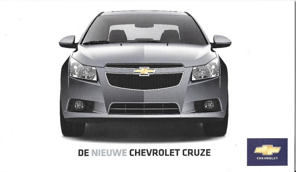 CHEVROLET CRUZE  2009, Livres, Enlèvement ou Envoi, Comme neuf, Chevrolet