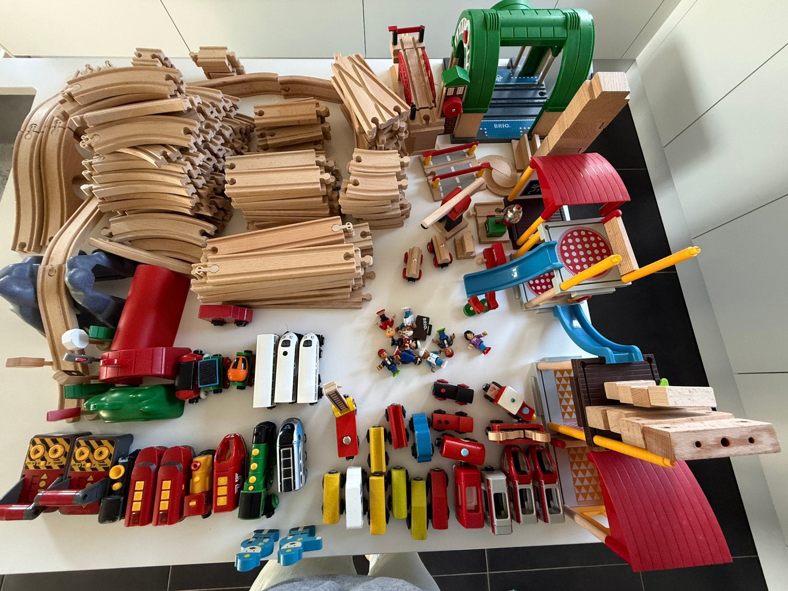 Grote treinset van Brio, Haba en Ikea, Enlèvement, Utilisé, Autres marques