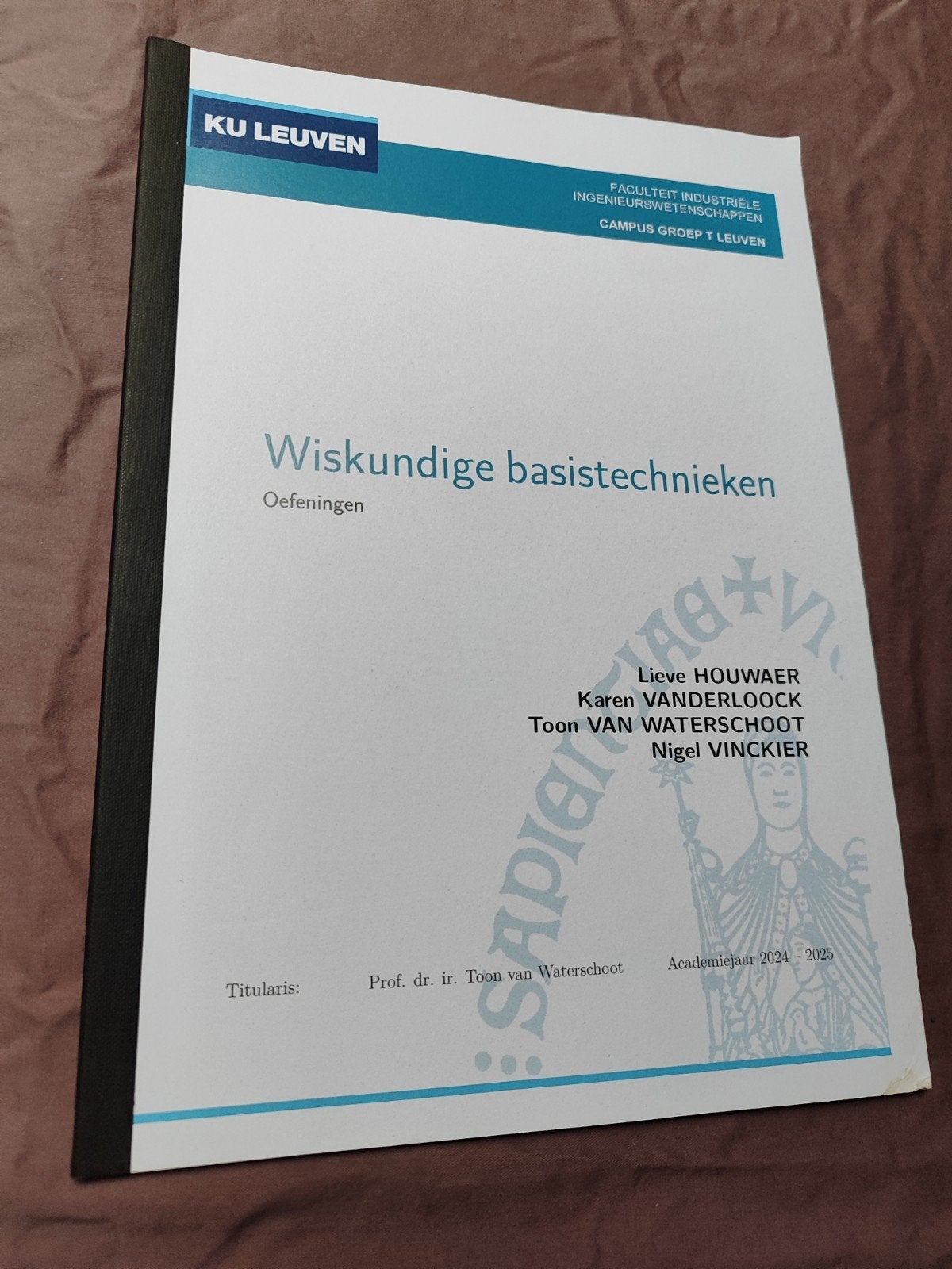 Wiskundige basistechnieken - oefeningen, Boeken, Ophalen of Verzenden, Zo goed als nieuw, Hoger Onderwijs