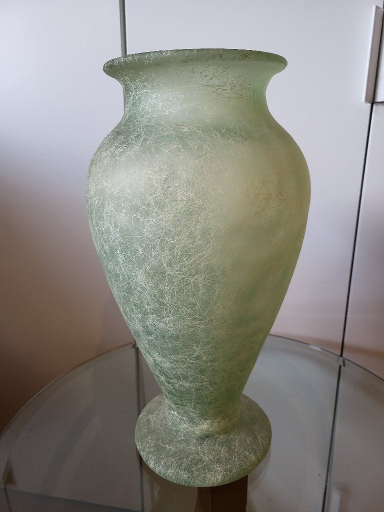 Vintage groene vaas, Enlèvement