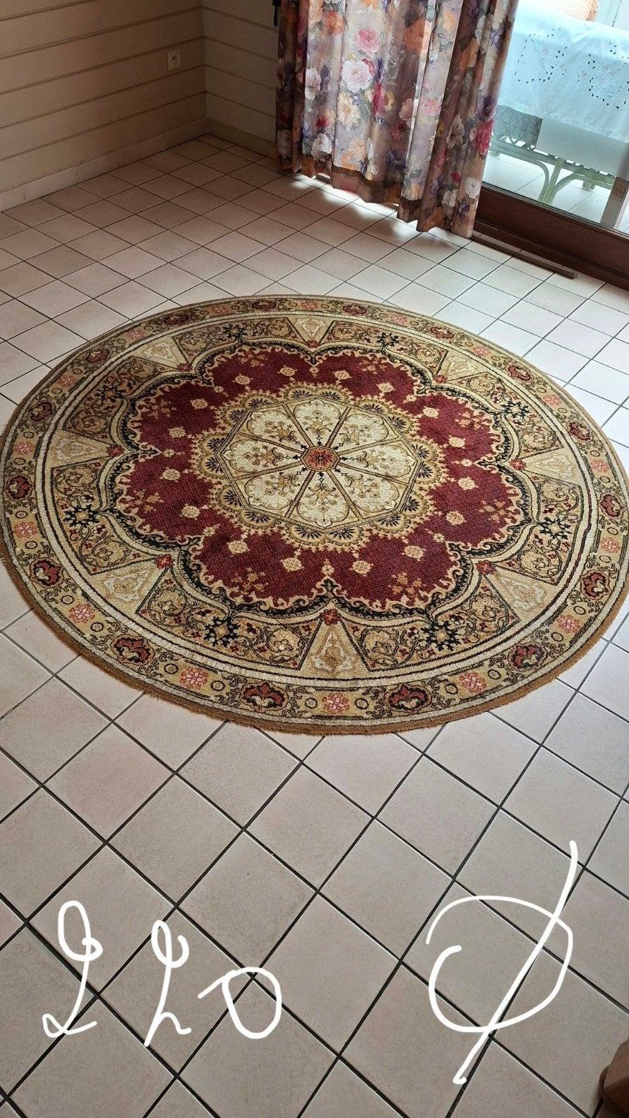 ronde mat, Ophalen