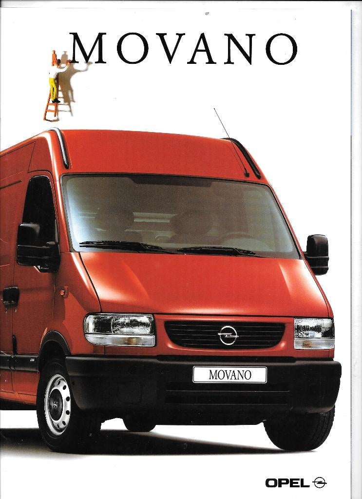 OPEL MOVANO ,  2000, Boeken, Auto's | Folders en Tijdschriften, Ophalen of Verzenden, Zo goed als nieuw, Opel