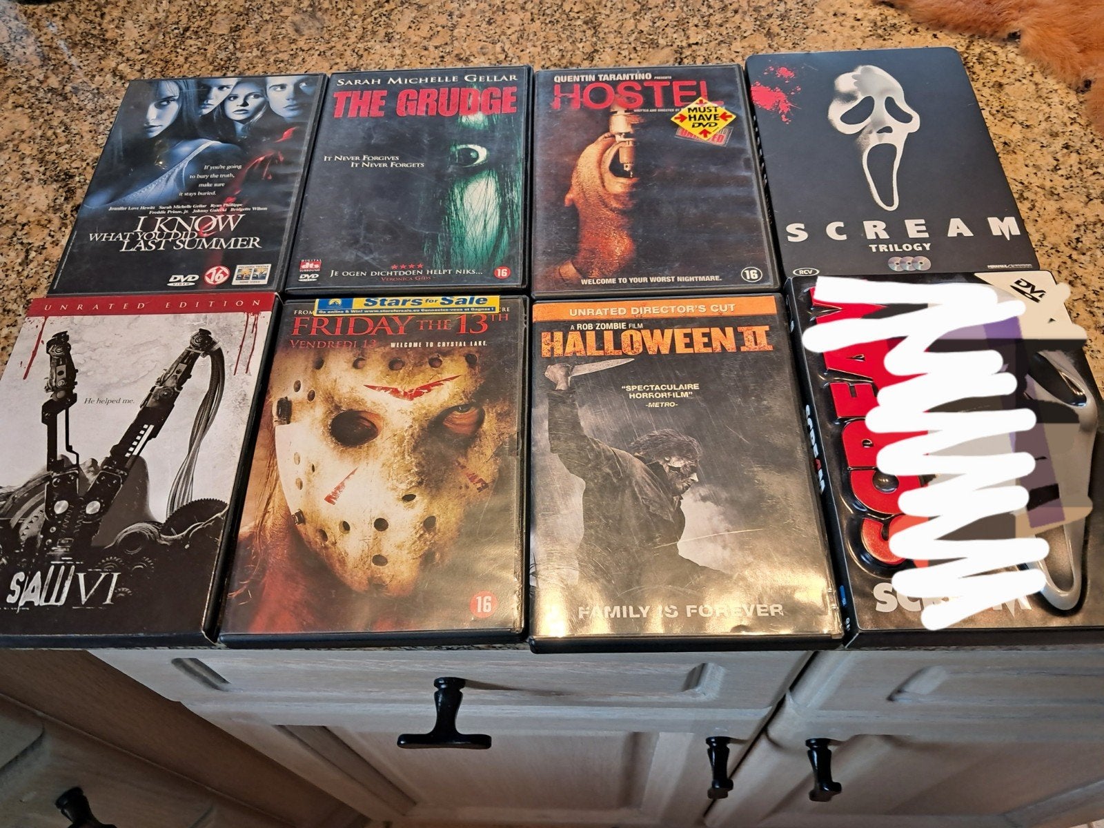Horrorfilms, Ophalen, Zo goed als nieuw