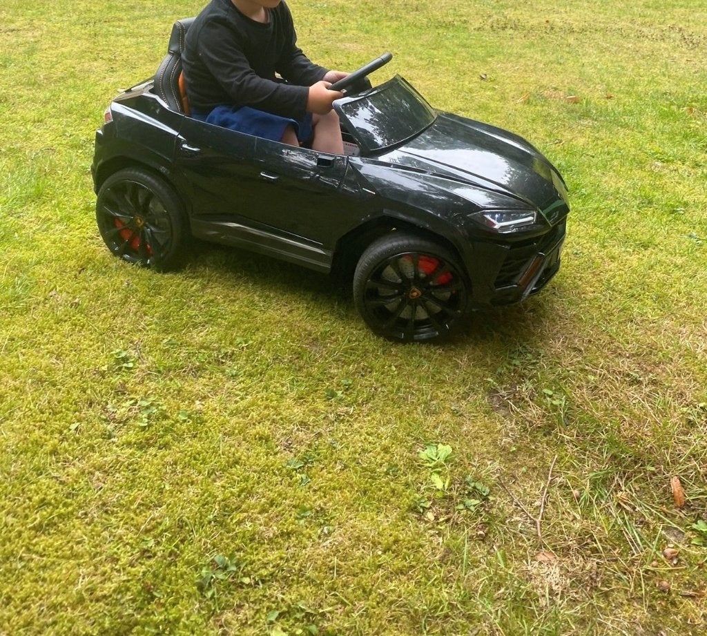 Elektrische Kinderauto Lamborghini Urus Zwart 12V, Ophalen, Gebruikt