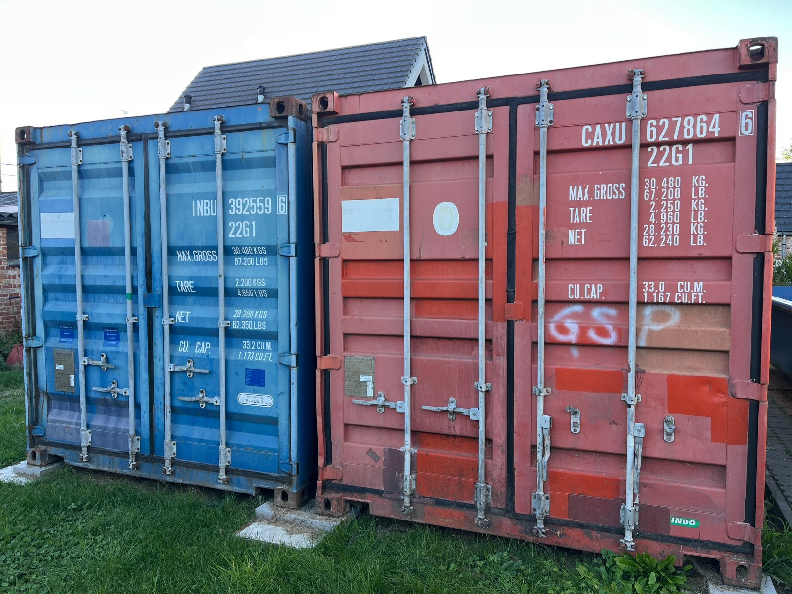 Te koop zeecontainer 20ft 4 stuks, Ophalen