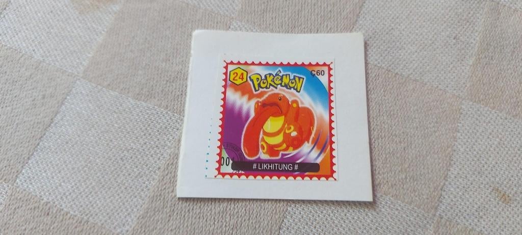timbre Pokémon rare limité Lickitung, Enlèvement ou Envoi, Neuf, Autres types