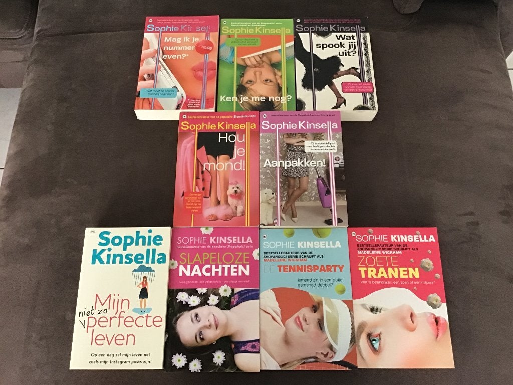 9 boeken van Sophie Kinsella., Enlèvement ou Envoi, Utilisé, Sophie Kinsella, Belgique