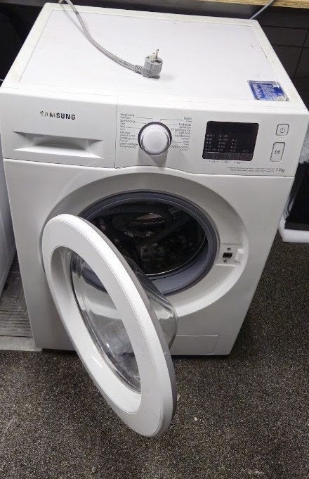 Samsung WF71F5E0Z4W, Electroménager, 1200 à 1600 tours, 6 à 8 kg, Reconditionné, Programme court