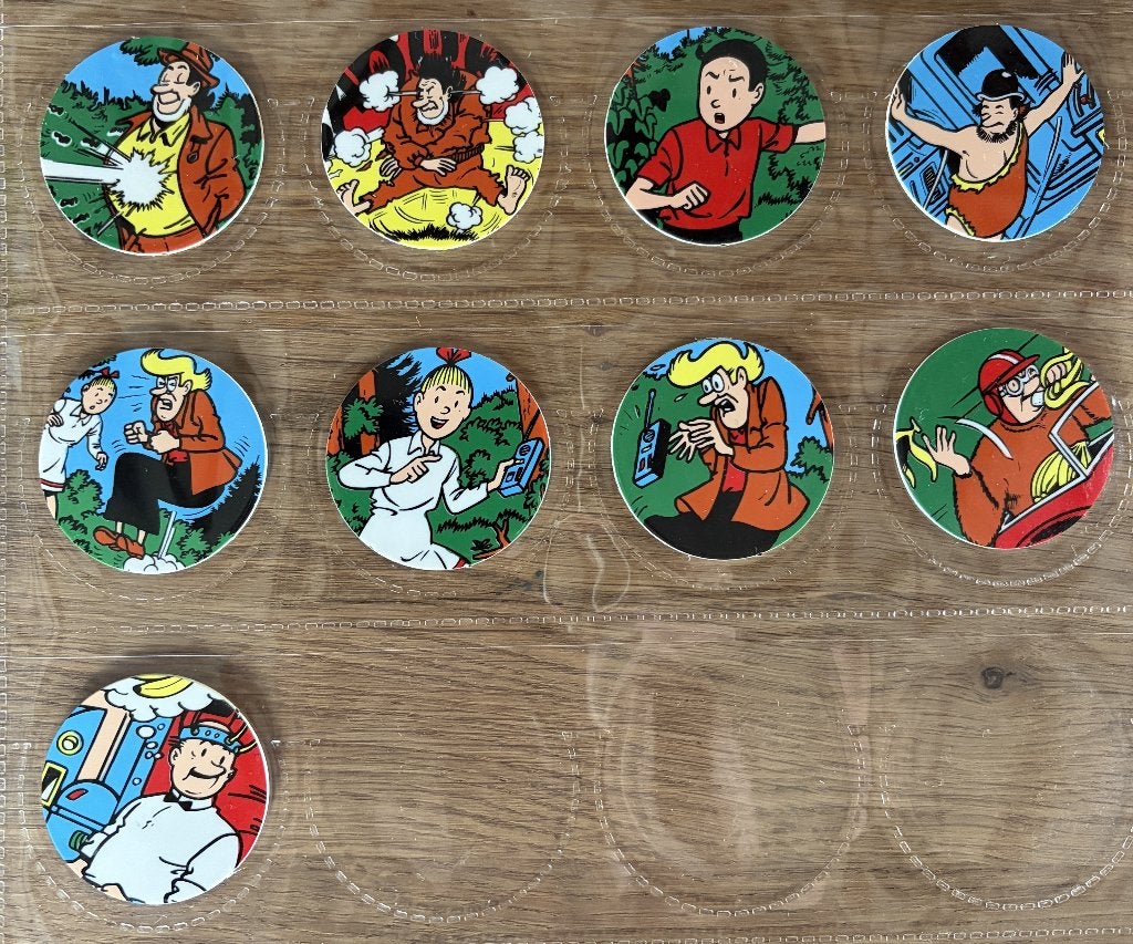 Suske en Wiske - De averechtse aap 1-9 (1996) Flippo, Verzamelen, Flippo's, Verzameling, Ophalen of Verzenden