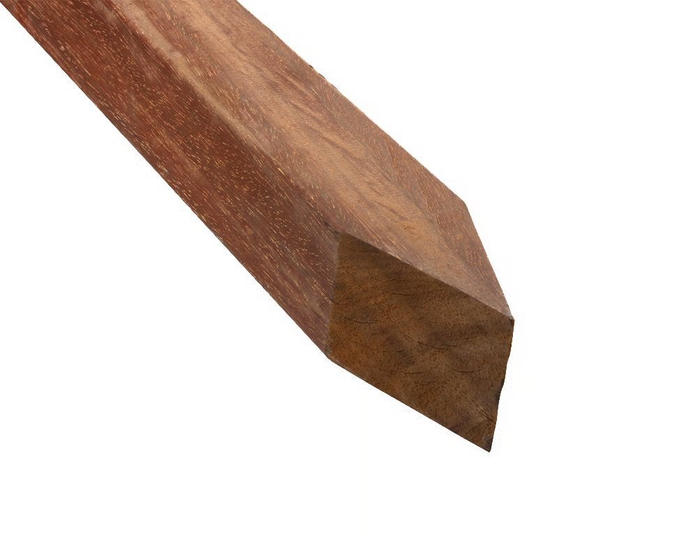 24 x Piketpaal Hardhout 6 x 6 x 150 cm, Ophalen, Zo goed als nieuw, Palen, Hardhout