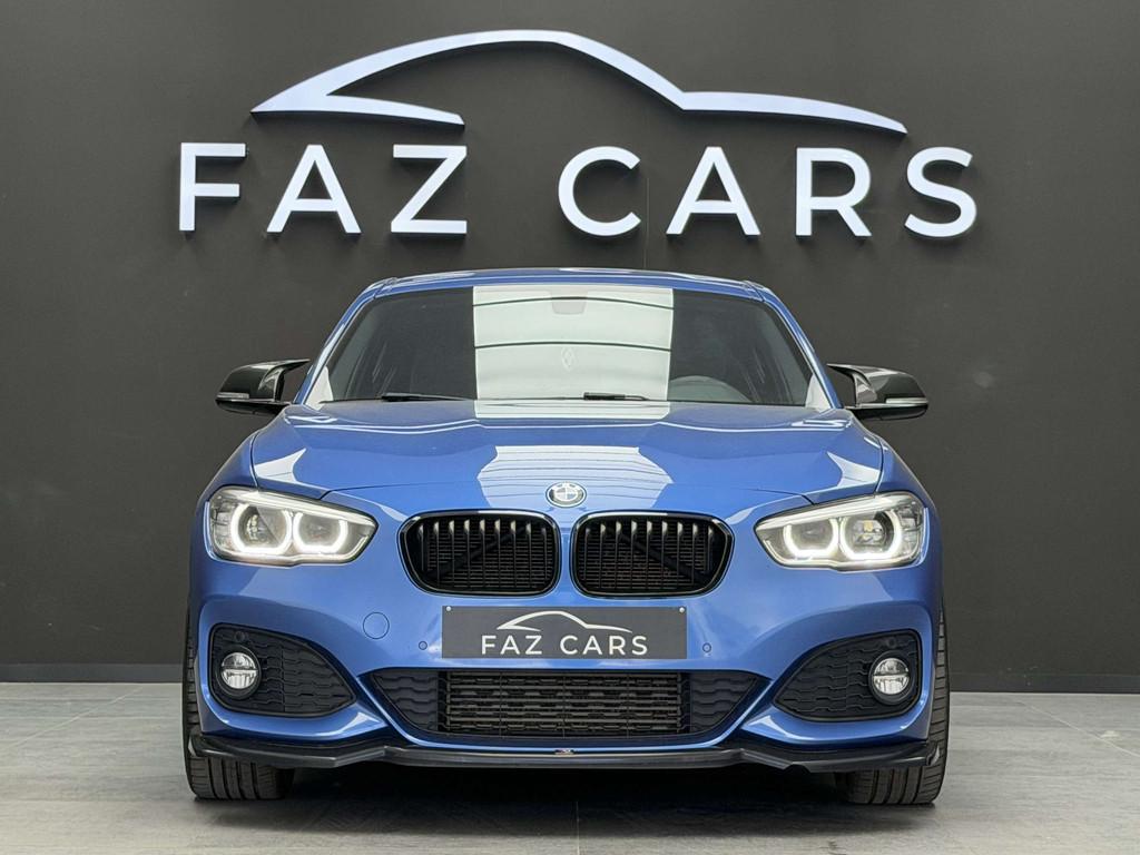 BMW 1 Serie 116 i * PACK M + JANTES + CLIM + REGU + GARANTIE, Gebruikt, Blauw, Alcantara, 5 deurs