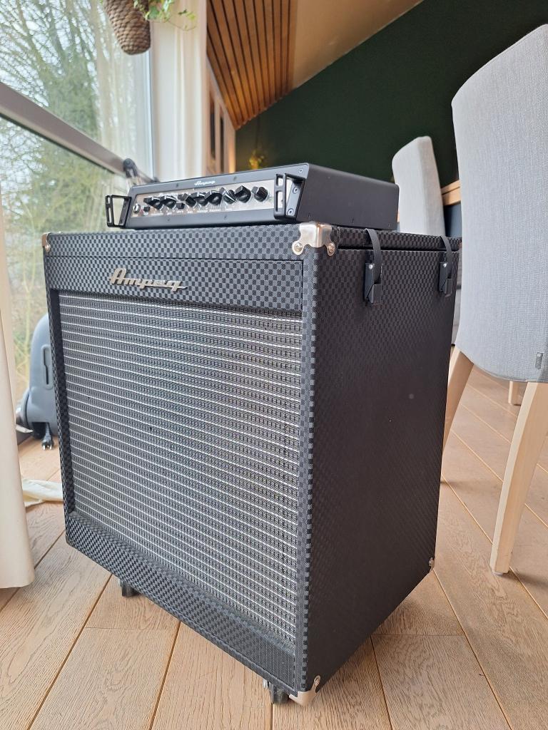 Ampeg Portaflex PF-500 + Baffle PF-210HE  Révisé, Musique & Instruments, Amplis | Basse & Guitare, Utilisé, Guitare basse, 100 watts ou plus