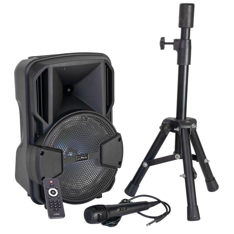 PARTY-MOBILE8-SET Oplaadbare Bluetooth box met statief, Ophalen of Verzenden, Nieuw, Luidspreker(s)