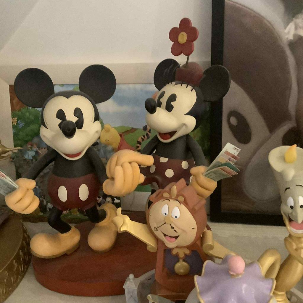 Grande statue disney mickey minnie vintage, Ophalen of Verzenden, Zo goed als nieuw
