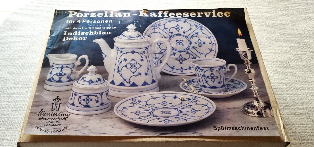 Porseleinen thee- of koffieset, Ophalen, Overige merken, Landelijk/Boerenbont, Zo goed als nieuw